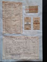 Alter Schnellzugzuschlag, Datum 10.02.41 u. a.